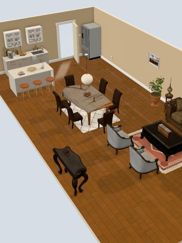 Classic open-plan living